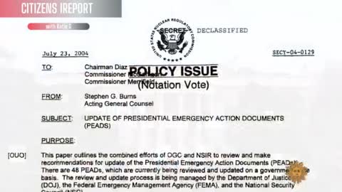 PEADs Act State of Emergency declared which activates FEMA and DHS