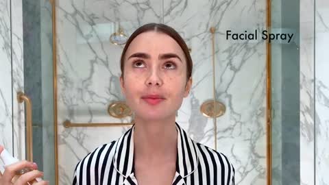 Lily Collins's Day-to-Night French Girl Look _ Beauty Secrets _ Vogue