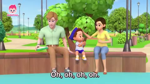Ouch! Bebefinn Got A Boo Boo! Boo Boo Song In The Park Fun Nursery Rhymes for Kids