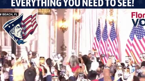 WATCH THE ULTIMATE DONALD TRUMP ENTRANCE AS HE ANNOUNCES HIS 2O24 RUN!