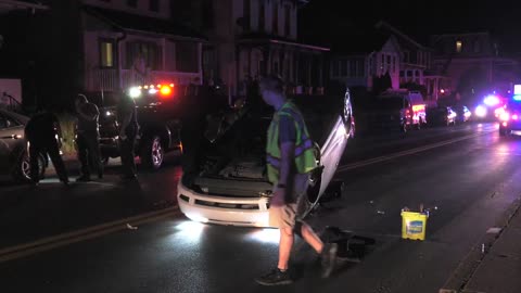 INJURY ACCIDENT AFTER CAR ROLLED OVER ON ROOF