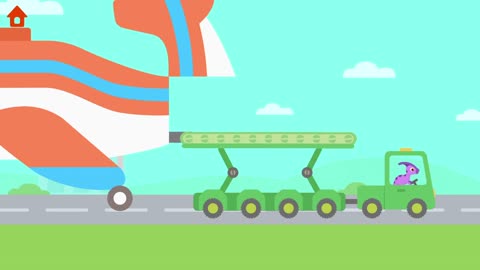 Dinosaur Airport - Educational Airport Games for Kids . Kids Learning . Kids Games