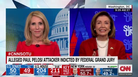 While talking about how her husband Paul is doing, Nancy Pelosi tells people to vote