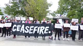 Protesters at White House call for ceasefire in Gaza