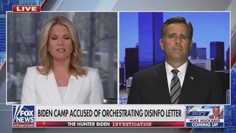 John Ratcliffe: 51 former intelligence officials, signed on to the letter knowingly and dishonestly