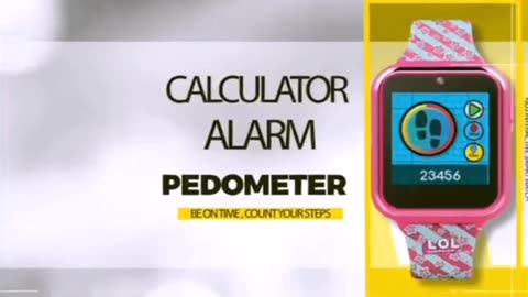 Accutime Kids Nickelodeon JoJo Siwa Educational Learning Touchscreen Smart Watch