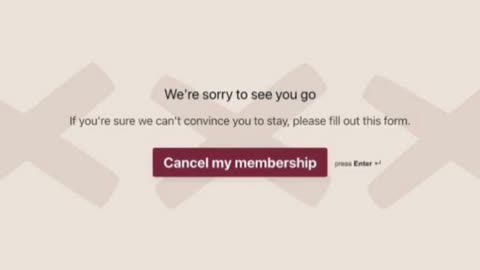 Cancelling Membership