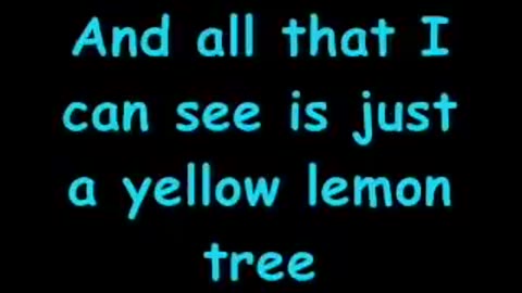 Lemon Tree Fools Garden