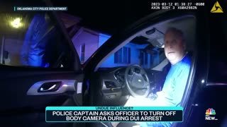 Oklahoma police captain asks officer to turn off bodycam during DUI arrest