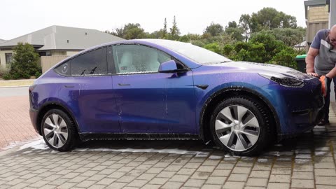 How I wash my Tesla Model Y