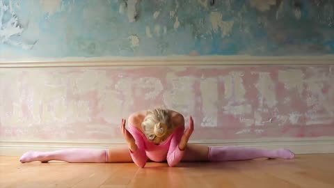 Leg stretching yoga