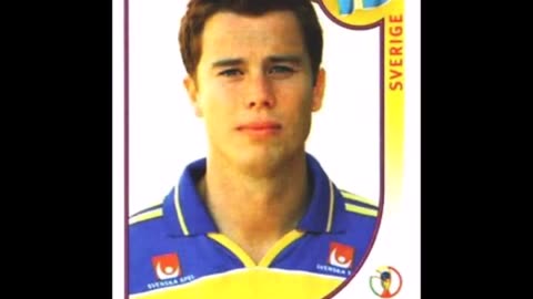 PANINI STICKERS SWEDEN TEAM WORLD CUP 2002