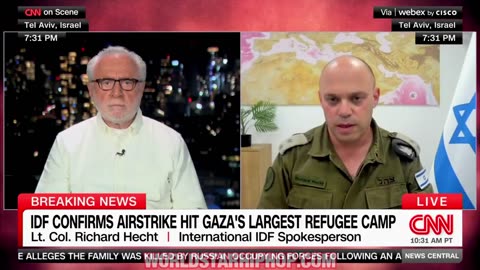 Israeli Army Spokesman Admitting A War Crime On TV.