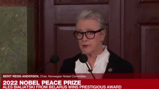 Nobel peace sounds Nobel political award 🤷🏻‍♂️ Ukraine, Russia and Belarus rights activists win Nobel Peace Prize