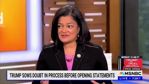 Far-Left Democrat Jayapal ADMITS Trump Trials Are Political