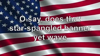 US National Anthem Lyrics The Star Spangled Banner