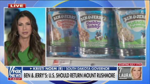 Kristi Noem Shreds Ben & Jerry's For Ridiculous Anti-American Fourth Of July Tweet