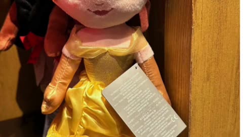 Disney Parks Belle Big Eyes Plush Doll