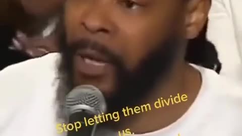 Stop letting them divide us