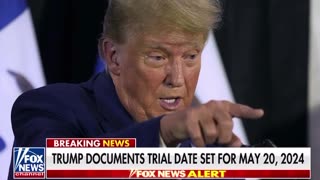 🚨 Trump documents trial date set for May 20, 2024