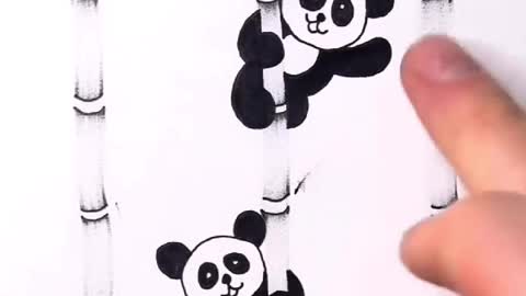 Amazing Panda 🐼 Drawing