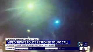 Las Vegas family claims to see aliens after several reports of something falling from the sky.