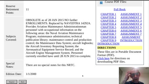 Summary of NAVEDTRA 14292 - Aviation Maintenance Administrationman (AZ) Basic