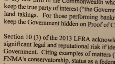 EVIDENCE OF FINANCIAL TREASON wrapped-up in a FOUR PAGE LETTER TO CLERK