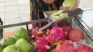 Amazing Fruit Cutting Skills _ Thai Street Food