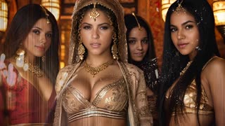 POSH - AI generated Shakira and Friends in a Oriental Harem