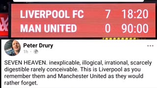 Peter Drury after Liverpool humiliate Man United