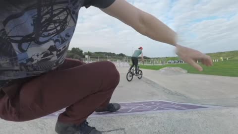 360º Getting Jumped Over by a BMX - Slow Motion 4K