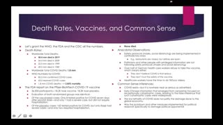 Weekly Webinar #40: Death Rates, Vaccines, and Common Sense