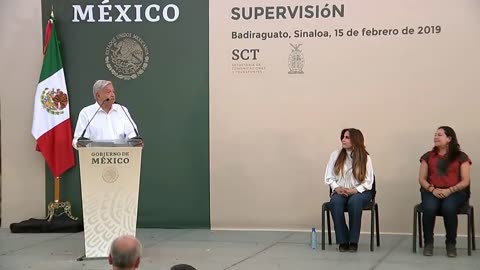 Supervisión de obra en tramo carretero Badiraguato-Guadalupe y Calvo, desde Sinaloa.