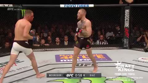 Nate Diaz vs Conor McGregor 1