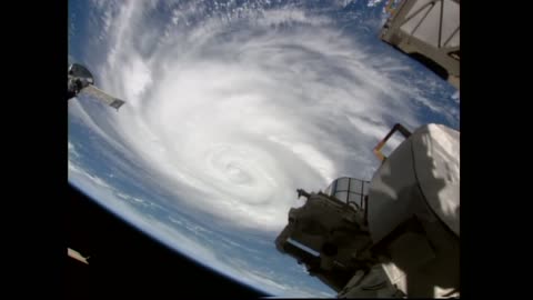 HURRICANE FRANKLIN IS SEEN FROM THE INTERNATIONAL SPACE STATI