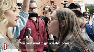 Leftist Activist Harasses Pro-Lifers at “Women’s March” -- Until Police Step In