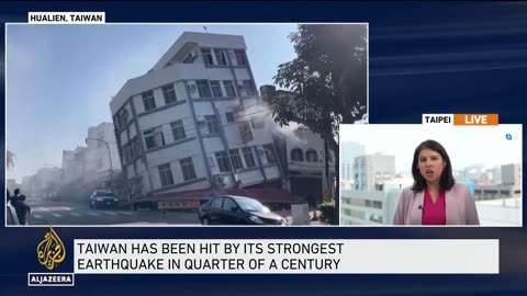 Taiwan 7.2 earthquake: Taipei hit by strongest quake in 25 years
