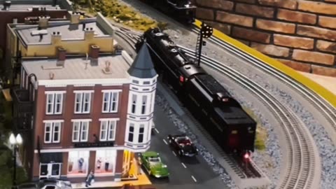 Trains Miniature Cargo Model on Duty