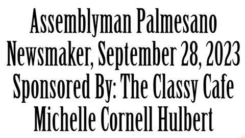 Wlea Newsmaker, Assemblyman Phil Palmesano, September 28, 2023