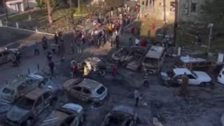 🚀🇮🇱 Israel War | Improved Footage of Al Ahli Blast Site | RCF