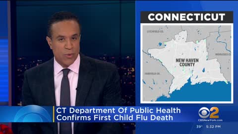 Connecticut Department of Public Health confirms first child flu death