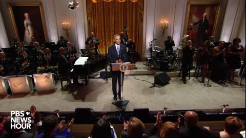 Watch President Obama speak -- and sing -- at White House tribute to Ray Charles