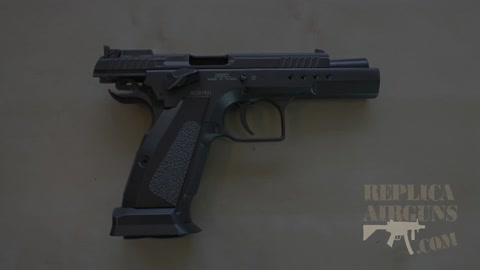 KWC Model 75 Tac Blowback BB Pistol Table Top Review