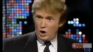 Larry King and Donald Trump FULL INTERVIEW: Reads JFK JR Letter- October 8, 1999