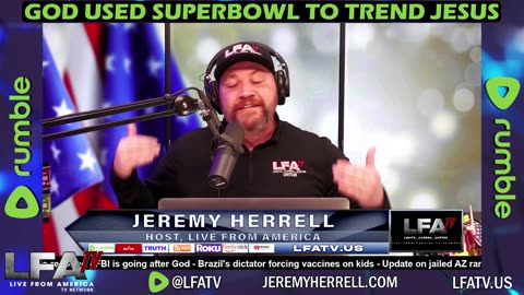 LFA TV CLIP: GOD USED SUPERBOWL TO TREND JESUS' NAME!