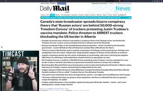 Trudeau DOUBLES DOWN Smearing Great Honkening, Media Tries Claiming RUSSIA Is Behind Freedom Convoy