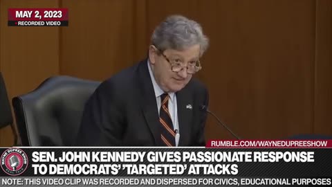 Sen. Kennedy Gives Passionate Response To Democrats' 'Targeted' Attacks