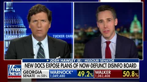 Senator Josh Hawley Discusses New Revelations Of DHS Disinfo Board