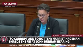 Harriet Hageman Rips FBI Apart at John Durham Hearing: Exposing the Corruption!